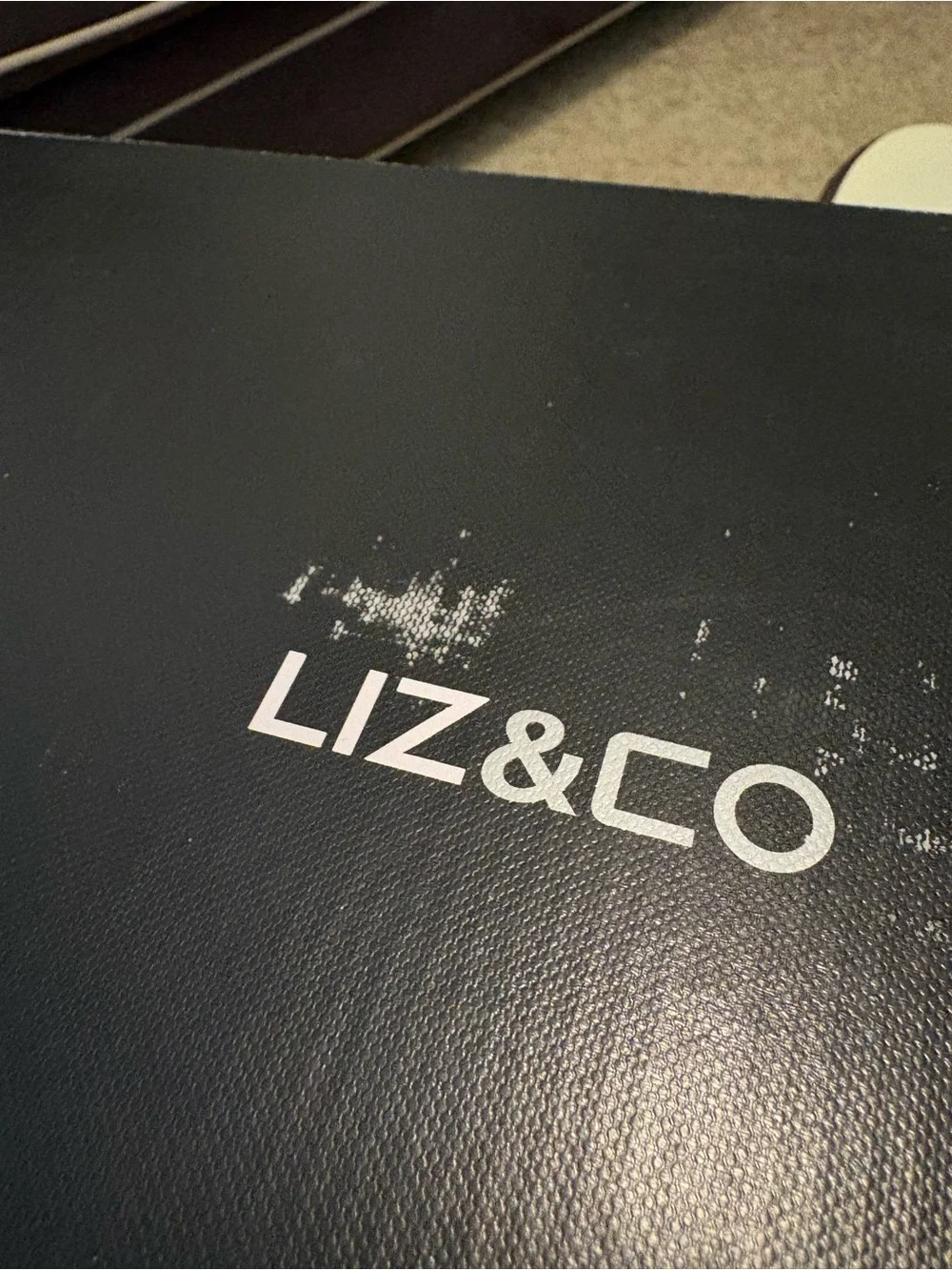 Liz & Co. grey and black women's dress shoes w a slip-on design Sz 8